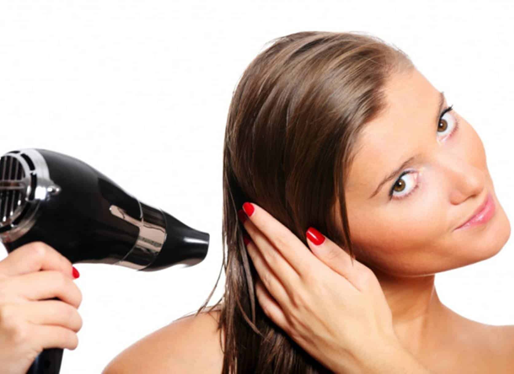 7 formas de usar secador no cabelo prejudicar os fios