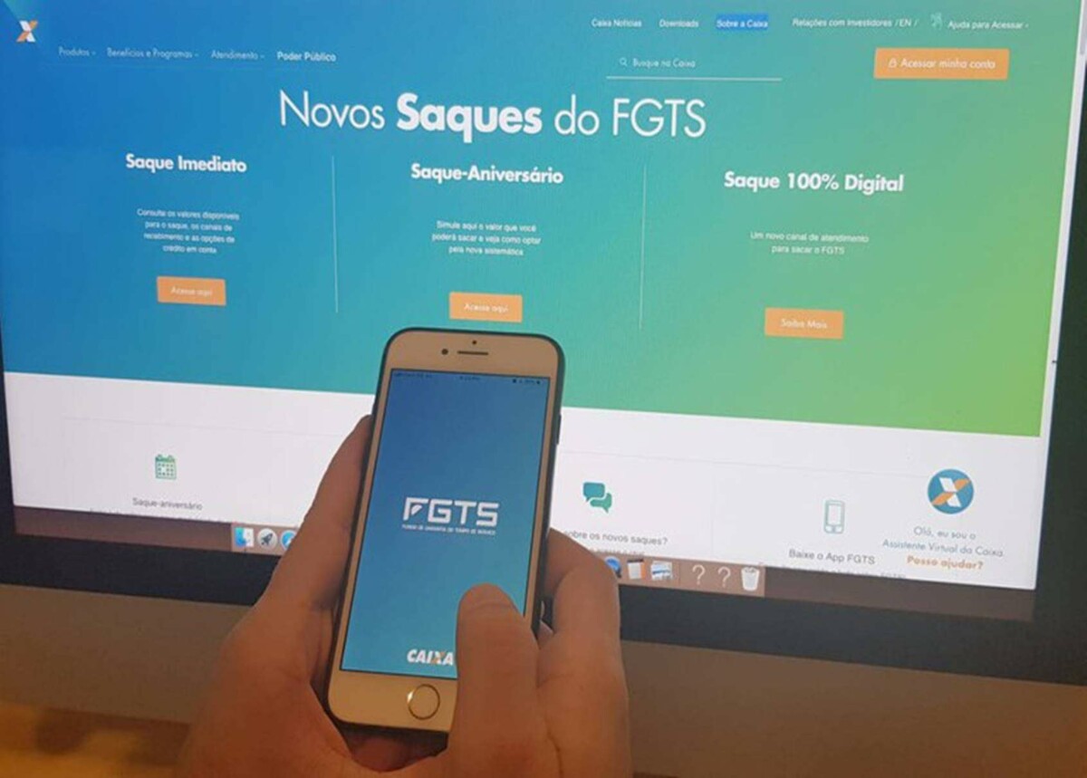 FGTS vai abrir conta digital para novos saques que serão liberados