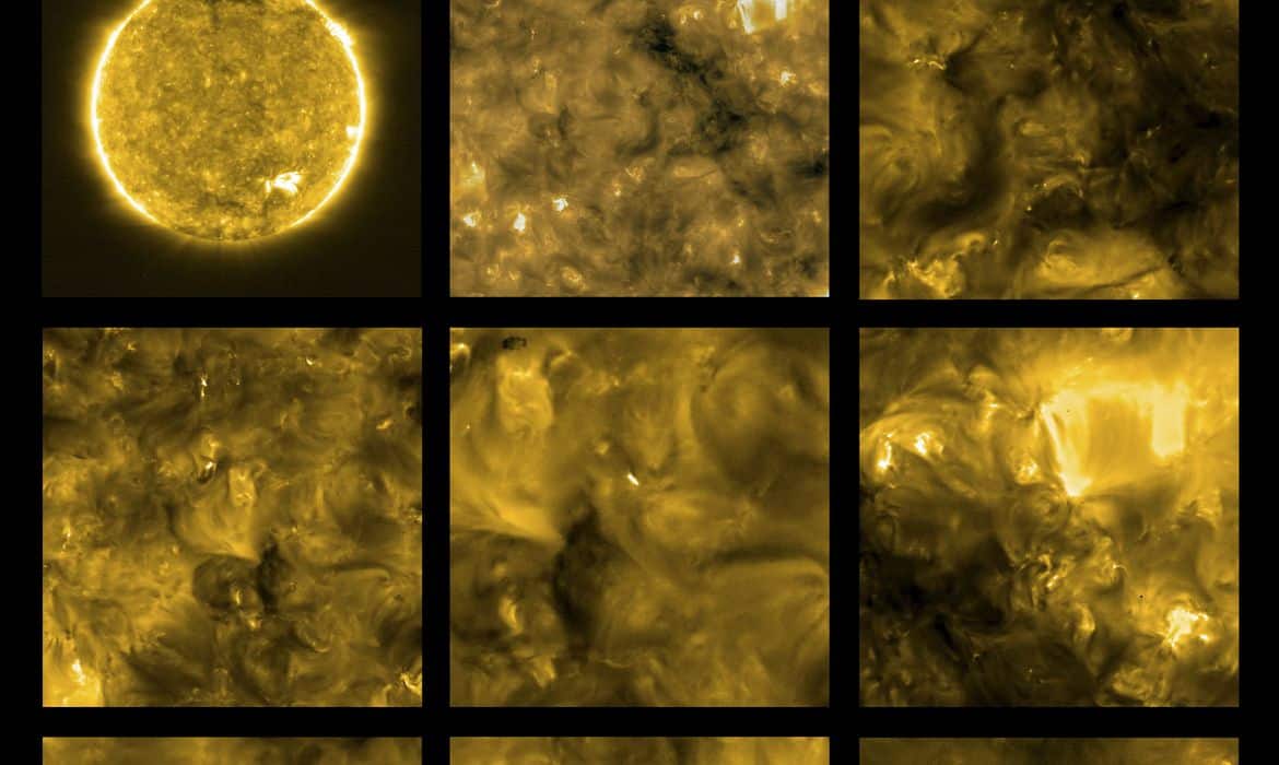 Nasa e Esa divulgam imagens do Sol obtidas pela Orbiter