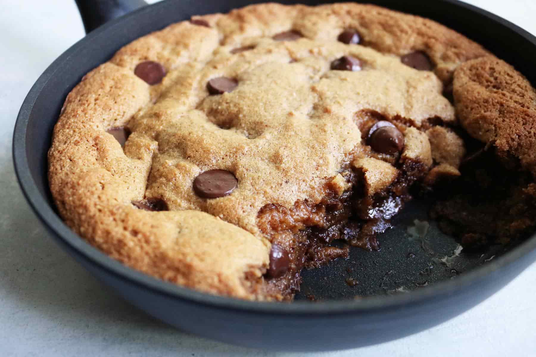 Cookie de frigideira: Biscoitos sem farinha, sem forno e deliciosos