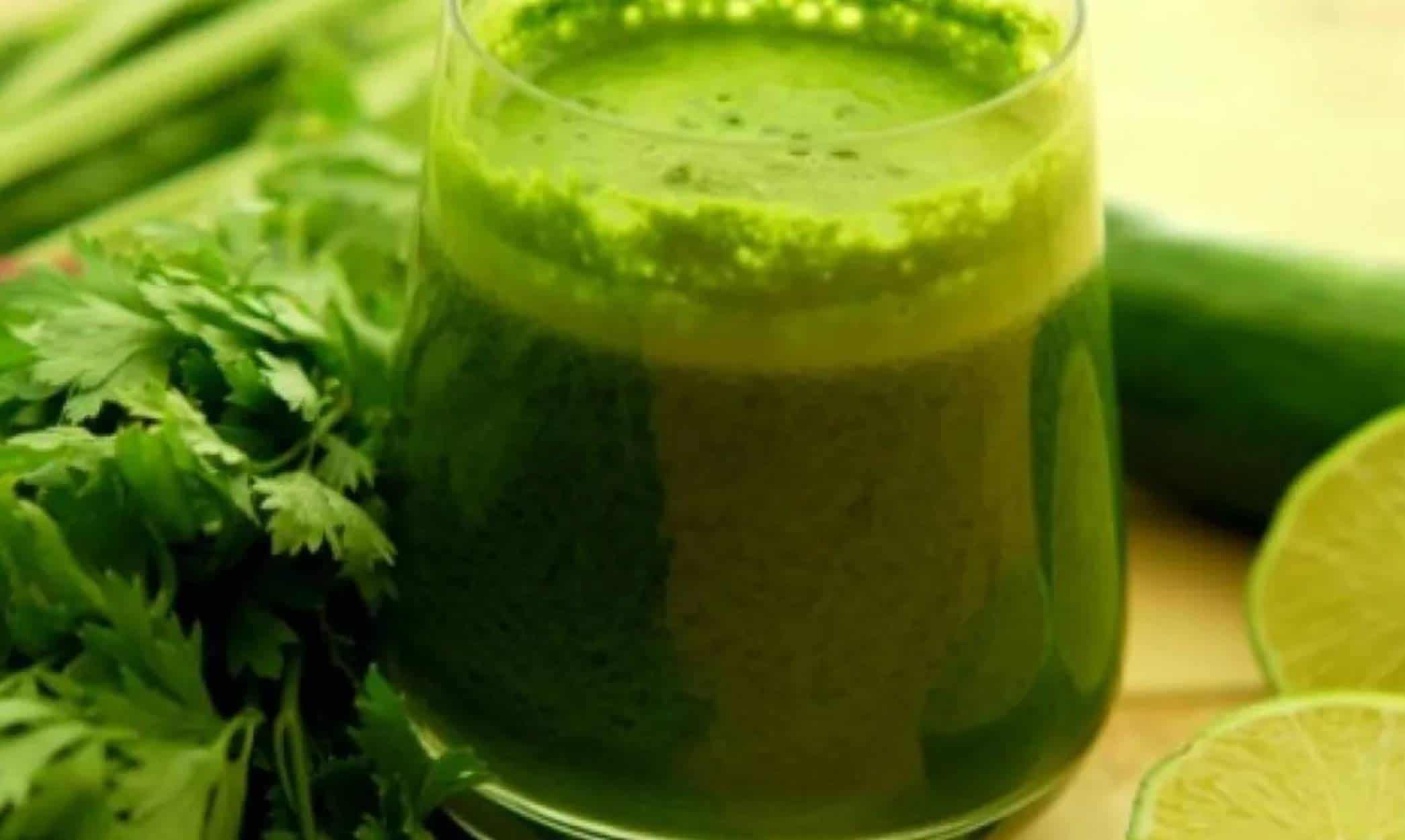 Prepare este suco verde para eliminar a celulite e perder peso 