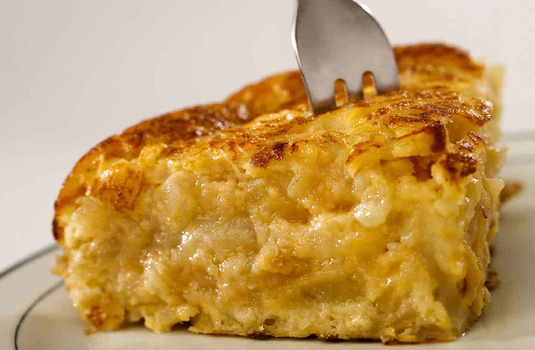 Receita rápida de baixa caloria: omelete de batata no microondas