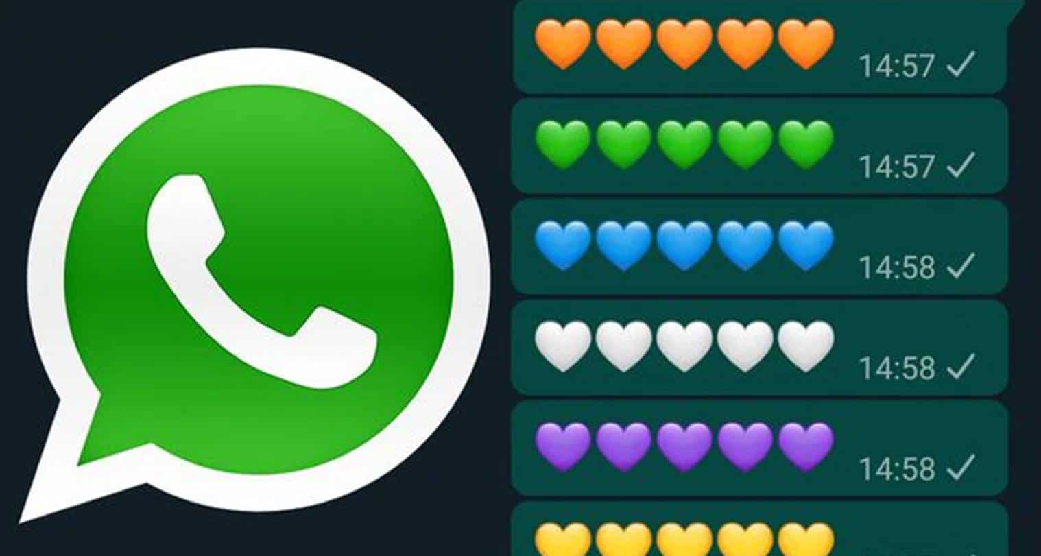 WhatsApp: qual o significado de cada cor dos emojis de coração no app?