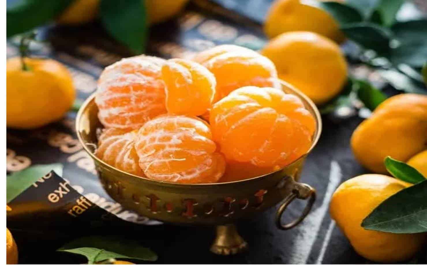 Casca de tangerina para rejuvenescer, remover manchas e rugas
