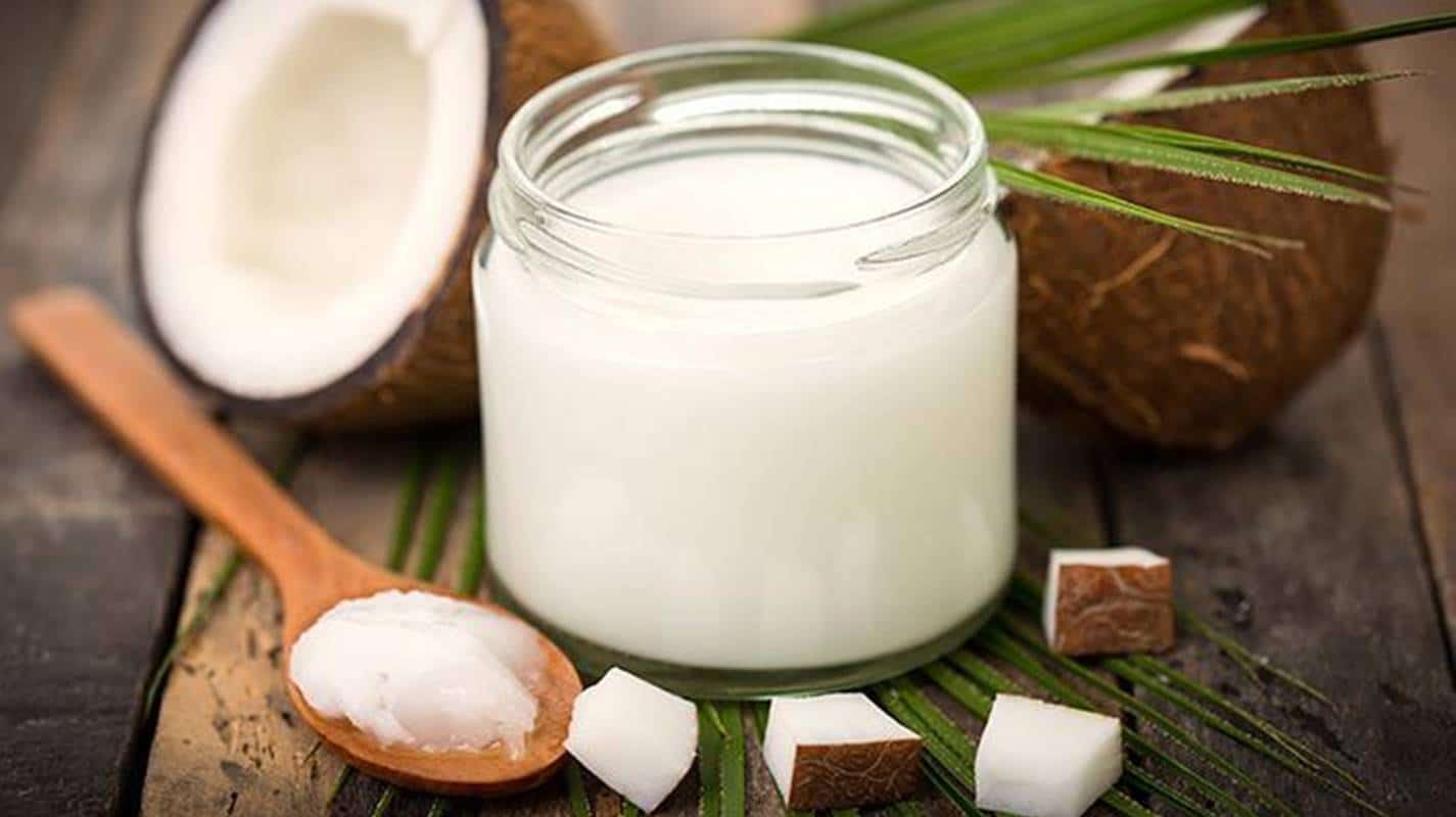 Hidratante caseiro de óleo de coco para pele seca e sensível