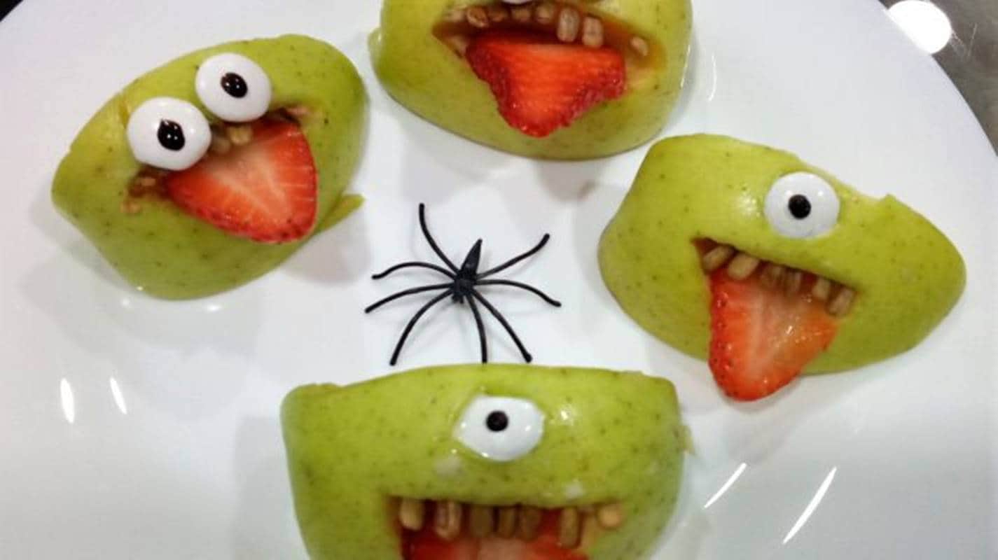 100% comestível: como fazer monstros verdes com língua de morango