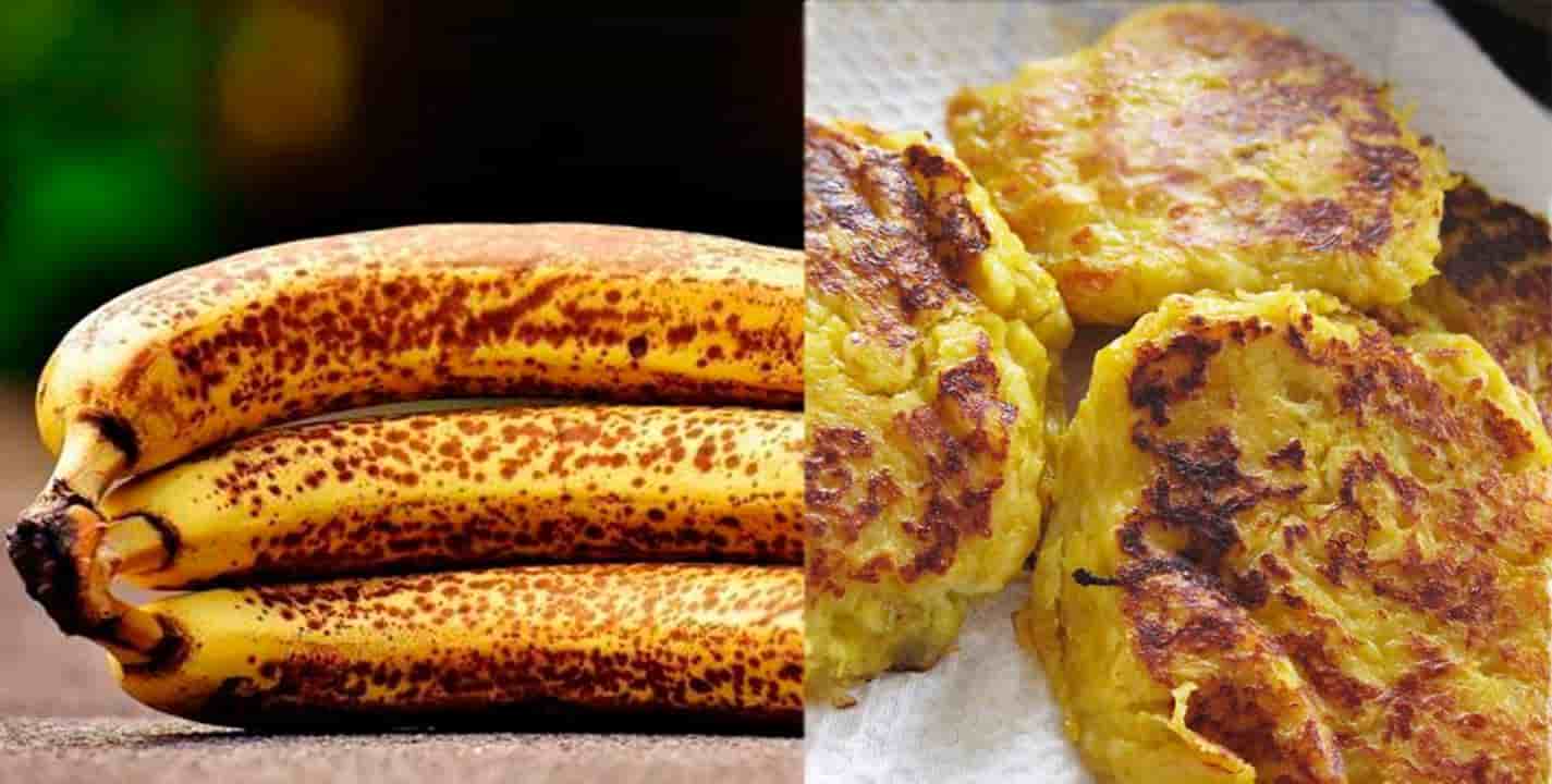 Prepare uma deliciosa omelete de banana madura sem açúcar (apenas 4 ingredientes)