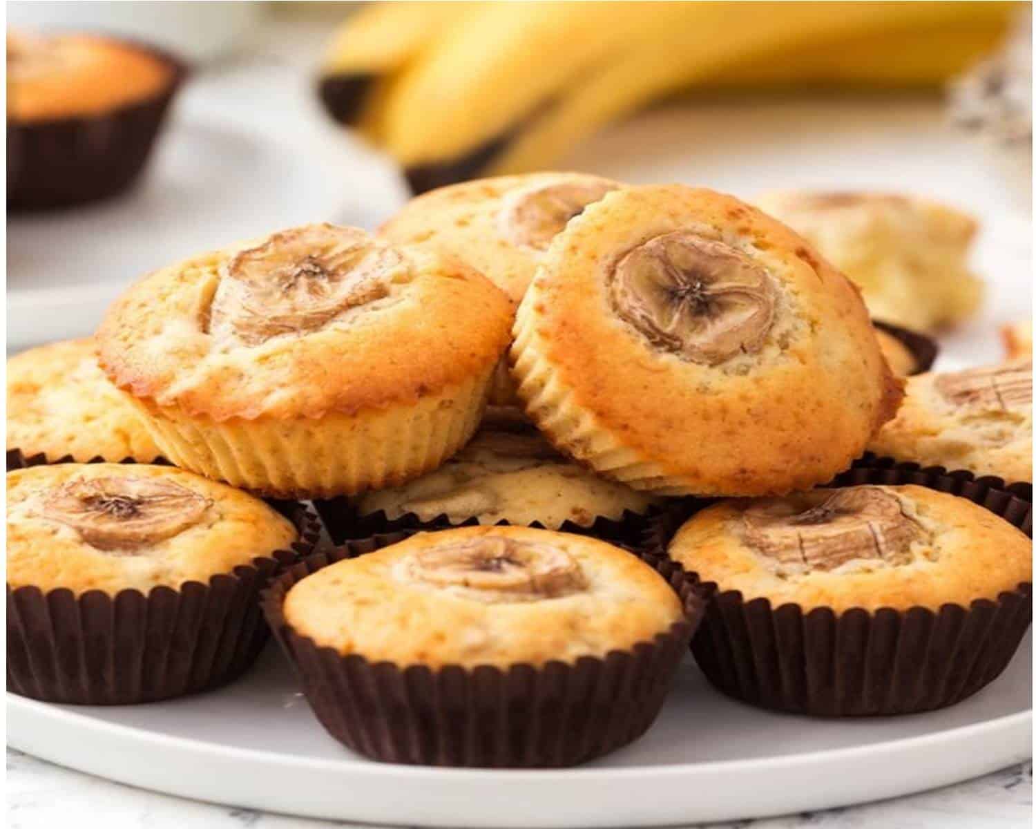 Muffins de banana: uma receita fácil e muito deliciosa