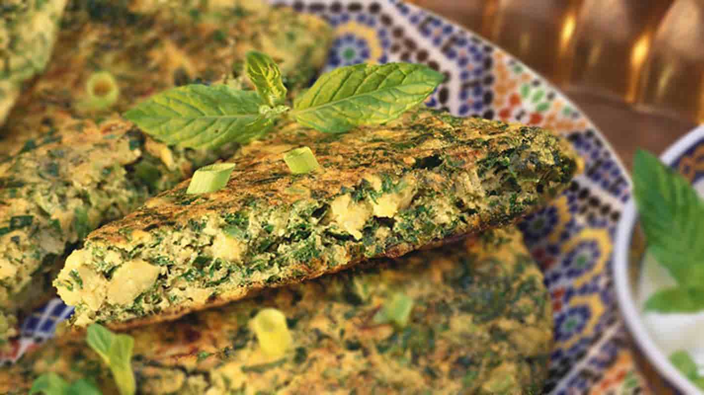 Como preparar uma saudável e deliciosa omelete de hortelã 