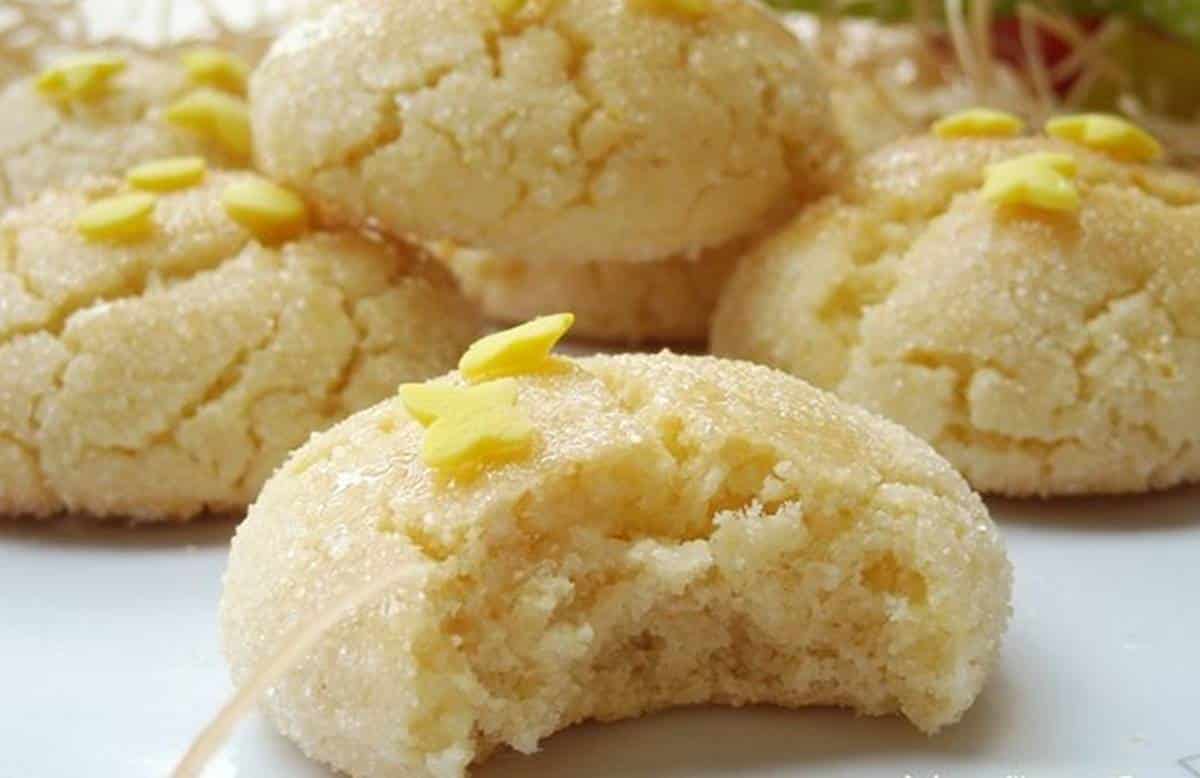 Biscoitos macios de limão: receita muito fácil, rápida e irresistível